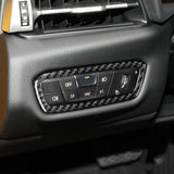 Maxbell Headlamp Switch Buttons Sticker Carbon Fiber for A90 Soft and Durable
