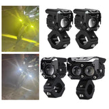 Maxbell Motorcycle LED Spotlight Headlight LED Driving Light for Motorbike Single lense