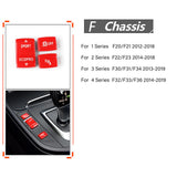 Maxbell AntiSlip sport Off P Button for BMW 1S F20 F212012to 2018 Red