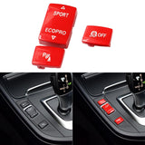 Maxbell AntiSlip sport Off P Button for BMW 1S F20 F212012to 2018 Red