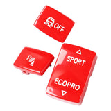 Maxbell AntiSlip sport Off P Button for BMW 1S F20 F212012to 2018 Red