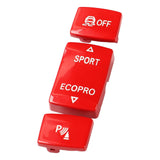 Maxbell AntiSlip sport Off P Button for BMW 1S F20 F212012to 2018 Red