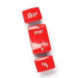 Maxbell AntiSlip sport Off P Button for BMW 1S F20 F212012to 2018 Red
