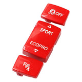 Maxbell AntiSlip sport Off P Button for BMW 1S F20 F212012to 2018 Red