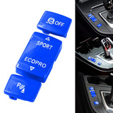 Maxbell AntiSlip sport Off P Button for BMW 1S F20 F212012to 2018 Blue