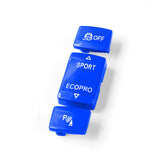 Maxbell AntiSlip sport Off P Button for BMW 1S F20 F212012to 2018 Blue