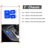 Maxbell AntiSlip sport Off P Button for BMW 1S F20 F212012to 2018 Blue
