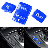 Maxbell AntiSlip sport Off P Button for BMW 1S F20 F212012to 2018 Blue