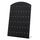 Maxbell Acrylic Ear Studs Display Rack Earring Stand 72 Holes for Jewelry Display Black