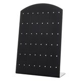 Maxbell Acrylic Ear Studs Display Rack Earring Stand 72 Holes for Jewelry Display Black