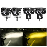 Maxbell Motorcycle LED Light Spotlight Waterproof for Motorbike Automobile Single Lens