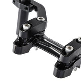 Maxbell Motorcycle Handlebar Riser Clamp Professional CNC for Benda BD300-15 Black