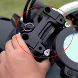 Maxbell Motorcycle Handlebar Riser Clamp Professional CNC for Benda BD300-15 Black