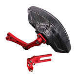 Maxbell Upgrade Motorcycle Rear Mudguard CNC Aluminum Alloy for Motorcycle M3 M5 Red
