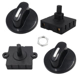 Maxbell 4 Position 3 Speed Fan Rotary Switch Selector Switch Fan Speed Governor Style A