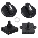 Maxbell 4 Position 3 Speed Fan Rotary Switch Selector Switch Fan Speed Governor Style A