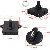 Maxbell 4 Position 3 Speed Fan Rotary Switch Selector Switch Fan Speed Governor Style A