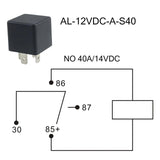 Maxbell 21 Way Fuse Relay Box 7 Slot Relay Holders for Car Vehicles Trailer