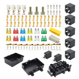 Maxbell 21 Way Fuse Relay Box 7 Slot Relay Holders for Car Vehicles Trailer