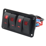 Maxbell Rocker Switch Panel Durable Multipurpose for Automotive Caravan Bus
