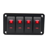 Maxbell Rocker Switch Panel Durable Multipurpose for Automotive Caravan Bus