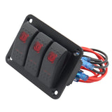 Maxbell Marine Boat Switch Panel Waterproof 5 Pin for Vehicle Car Boat