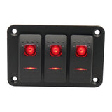 Maxbell Marine Boat Switch Panel Waterproof 5 Pin for Vehicle Car Boat