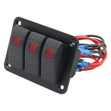Maxbell Marine Boat Switch Panel Waterproof 5 Pin for Vehicle Car Boat