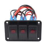 Maxbell Marine Boat Switch Panel Waterproof 5 Pin for Vehicle Car Boat