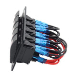 Maxbell Switch Controller Panel On Off Waterproof Double Red for Caravan
