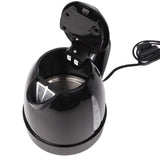 Maxbell 1L Car Electric Kettle Drinking Mug for Hot Self Driving Tour Black 24V 250W