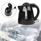 Maxbell 1L Car Electric Kettle Drinking Mug for Hot Self Driving Tour Black 24V 250W