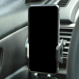 Maxbell Car Adjustable Phone Holder Dashboard Windshield Mount, One Button Release Black Red