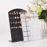 Maxbell Earring Holder Stand Jewelry Display l Shape for Personal Retail Show Black