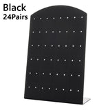 Maxbell Earring Holder Stand Jewelry Display l Shape for Personal Retail Show Black