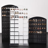 Maxbell Earring Holder Stand Jewelry Display l Shape for Personal Retail Show Black