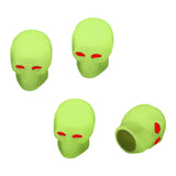 Maxbell 4 Pieces Car Tire Valve Stem Caps Luminous Dustproof for Bike Suvs Yellow
