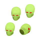 Maxbell 4 Pieces Car Tire Valve Stem Caps Luminous Dustproof for Bike Suvs Yellow