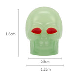 Maxbell 4 Pieces Car Tire Valve Stem Caps Luminous Dustproof for Bike Suvs Green
