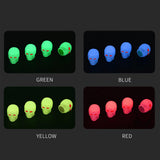 Maxbell 4 Pieces Car Tire Valve Stem Caps Luminous Dustproof for Bike Suvs Green