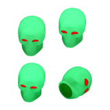 Maxbell 4 Pieces Car Tire Valve Stem Caps Luminous Dustproof for Bike Suvs Green