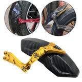 Maxbell Carbon Fiber Motorcycle Rear Wheel Fender Mudflap for Niu Technologies 2nd Generation Gold