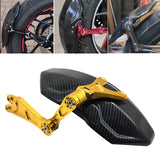Maxbell Carbon Fiber Motorcycle Rear Wheel Fender Mudflap for Niu Technologies 2nd Generation Gold