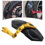 Maxbell Carbon Fiber Motorcycle Rear Wheel Fender Mudflap for Niu Technologies 2nd Generation Gold