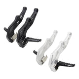 Maxbell Motorcycle Footrest Foot Pegs Pedal for Honda NC750D NC700D Silver