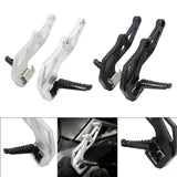 Maxbell Motorcycle Footrest Foot Pegs Pedal for Honda NC750D NC700D Silver