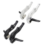 Maxbell Motorcycle Footrest Foot Pegs Pedal for Honda NC750D NC700D Silver