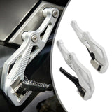 Maxbell Motorcycle Footrest Foot Pegs Pedal for Honda NC750D NC700D Silver