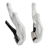 Maxbell Motorcycle Footrest Foot Pegs Pedal for Honda NC750D NC700D Silver