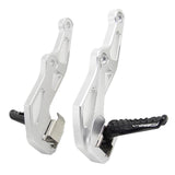 Maxbell Motorcycle Footrest Foot Pegs Pedal for Honda NC750D NC700D Silver
